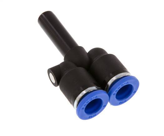 8mm x 8mm Y Push-in Fitting with Plug-in PA 66 NBR [2 Pieces]
