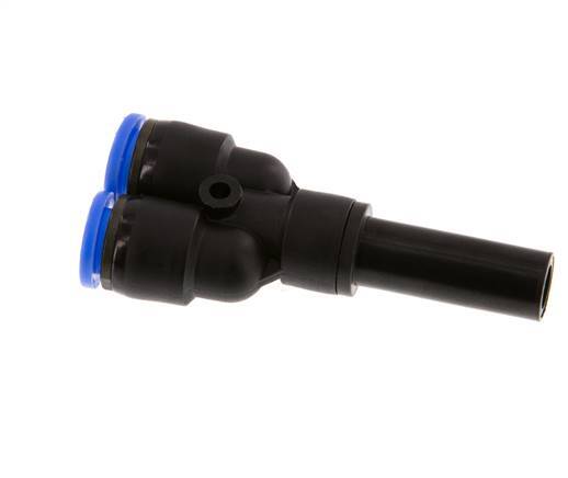 8mm x 10mm Y Push-in Fitting with Plug-in PA 66 NBR