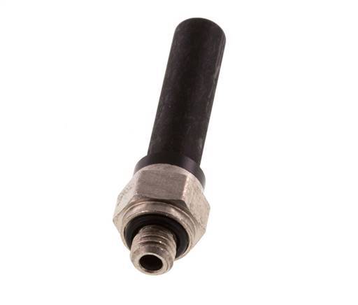 6mm x M 5 Plug-in Fitting with Male Threads Brass/PA 66 NBR [5 Pieces]