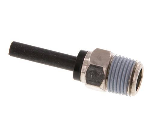 4mm x R1/8'' Plug-in Fitting with Male Threads Brass/PA 66 NBR [5 Pieces]