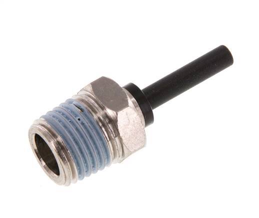 4mm x R1/4'' Plug-in Fitting with Male Threads Brass/PA 66 NBR [5 Pieces]