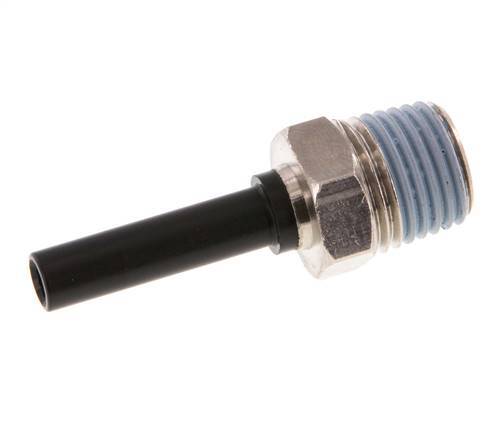 6mm x R1/4'' Plug-in Fitting with Male Threads Brass/PA 66 NBR [5 Pieces]