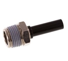 8mm x R3/8'' Plug-in Fitting with Male Threads Brass/PA 66 NBR [5 Pieces]
