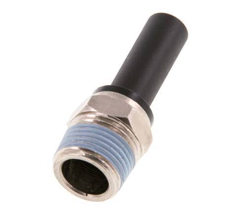 10mm x R3/8'' Plug-in Fitting with Male Threads Brass/PA 66 NBR [2 Pieces]