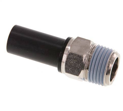 16mm x R1/2'' Plug-in Fitting with Male Threads Brass/PA 66 NBR [2 Pieces]