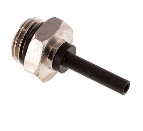 4mm x G1/4'' Plug-in Fitting with Male Threads Brass/PA 66 NBR [5 Pieces]