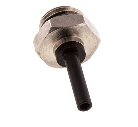 4mm x G1/4'' Plug-in Fitting with Male Threads Brass/PA 66 NBR [5 Pieces]