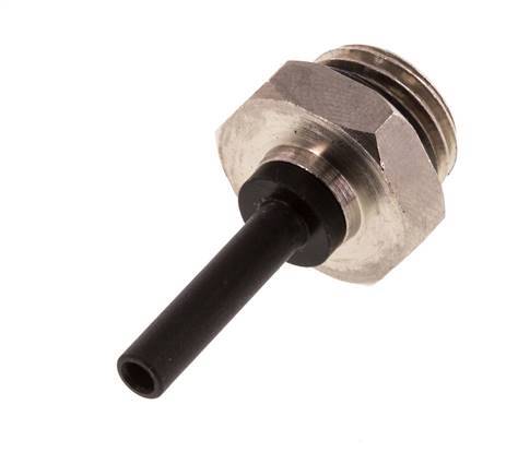 4mm x G1/4'' Plug-in Fitting with Male Threads Brass/PA 66 NBR [5 Pieces]