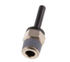 4mm x 1/8'' NPT Plug-in Fitting with Male Threads Brass/PA 66 NBR [2 Pieces]