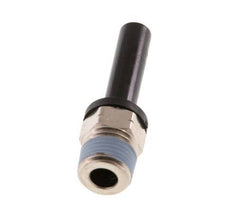 6mm x 1/8'' NPT Plug-in Fitting with Male Threads Brass/PA 66 NBR [2 Pieces]