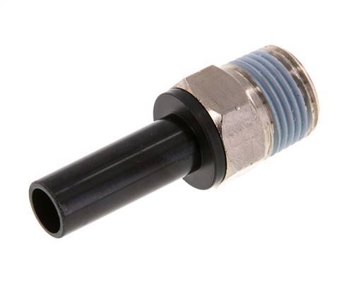 10mm x 3/8'' NPT Plug-in Fitting with Male Threads Brass/PA 66 NBR [2 Pieces]
