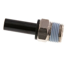 10mm x 3/8'' NPT Plug-in Fitting with Male Threads Brass/PA 66 NBR [2 Pieces]