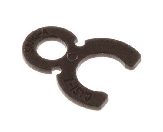 4 mm Collet Locking Clips for Push-in Fittings [50 Pieces]