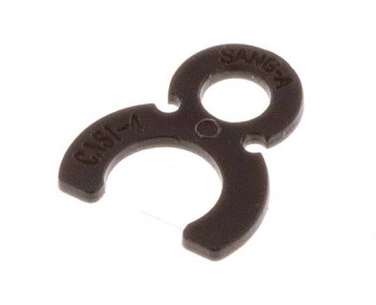 4 mm Collet Locking Clips for Push-in Fittings [50 Pieces]