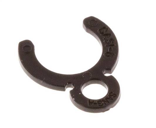 6 mm Collet Locking Clips for Push-in Fittings [50 Pieces]