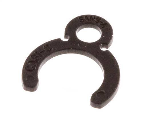 6 mm Collet Locking Clips for Push-in Fittings [50 Pieces]