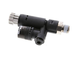 Pneumatic Pressure Regulator 4mm - R1/8'' with Pressure Gauge