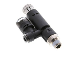 Pneumatic Pressure Regulator 4mm - R1/8'' with Pressure Gauge