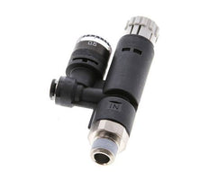Pneumatic Pressure Regulator 4mm - R1/8'' with Pressure Gauge