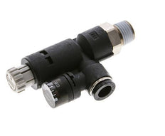 Pneumatic Pressure Regulator 8mm - R1/4'' with Pressure Gauge