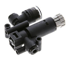 Pneumatic Pressure Regulator 4mm with Pressure Gauge