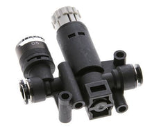 Pneumatic Pressure Regulator 6mm with Pressure Gauge