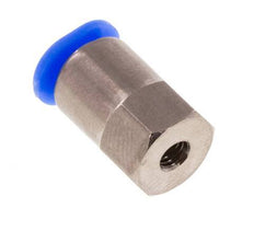 3mm x M 3 Push-in Fitting with Female Threads Steel/POM NBR Compact Design [5 Pieces]