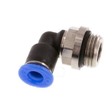 4mm x G1/8'' 90deg Elbow Push-in Fitting with Male Threads Brass/PBT NBR Short Sleeve Rotatable Compact Design [2 Pieces]