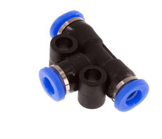 3mm Tee Push-in Fitting PBT NBR Compact Design [2 Pieces]
