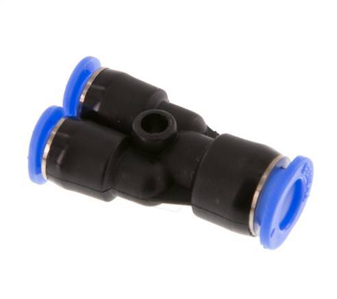 4mm x 6mm Y Push-in Fitting PBT NBR Compact Design [2 Pieces]