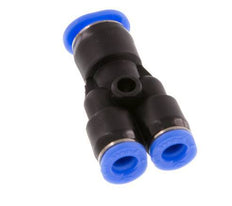 4mm x 6mm Y Push-in Fitting PBT NBR Compact Design [2 Pieces]