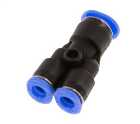 4mm x 6mm Y Push-in Fitting PBT NBR Compact Design [2 Pieces]