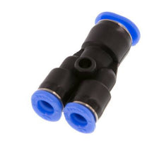 4mm x 6mm Y Push-in Fitting PBT NBR Compact Design [2 Pieces]