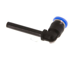 3mm x 3mm 90deg Elbow Push-in Fitting with Plug-in PBT NBR Compact Design [2 Pieces]