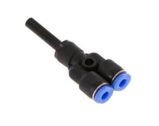 3mm x 4mm Y Push-in Fitting with Plug-in PBT NBR Compact Design [2 Pieces]