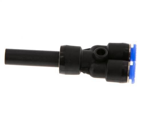 4mm x 6mm Y Push-in Fitting with Plug-in PBT NBR Compact Design [2 Pieces]