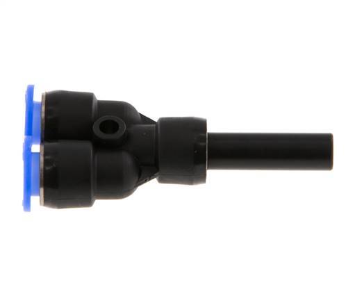 6mm x 6mm Y Push-in Fitting with Plug-in PBT NBR Compact Design [2 Pieces]