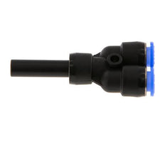 6mm x 6mm Y Push-in Fitting with Plug-in PBT NBR Compact Design [2 Pieces]