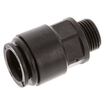 15mm x G3/8'' Push-in Fitting with Male Threads POM NBR [2 Pieces]