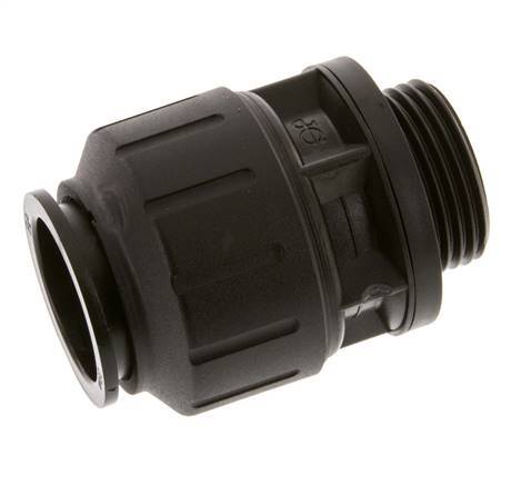 28mm x G1'' Push-in Fitting with Male Threads POM NBR