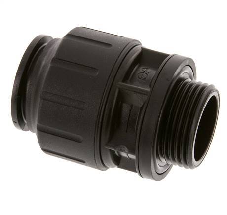28mm x G1'' Push-in Fitting with Male Threads POM NBR