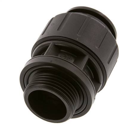 28mm x G1'' Push-in Fitting with Male Threads POM NBR