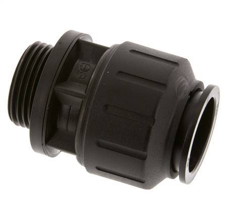 28mm x G1'' Push-in Fitting with Male Threads POM NBR