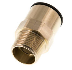 22mm x R3/4'' Push-in Fitting with Male Threads Brass/POM NBR