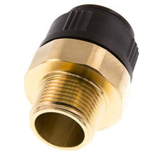 28mm x R1'' Push-in Fitting with Male Threads Brass/POM NBR