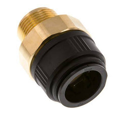 28mm x R1'' Push-in Fitting with Male Threads Brass/POM NBR