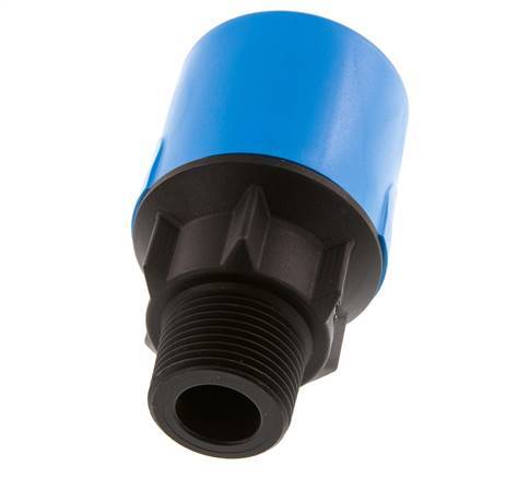 32mm x R1'' Push-in Fitting with Male Threads POM/PA NBR