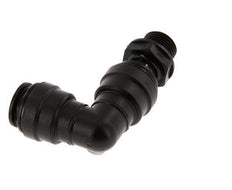 18mm x G1/2'' 90deg Elbow Push-in Fitting with Male Threads POM NBR Rotatable