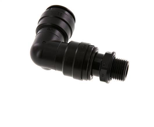 22mm x G1/2'' 90deg Elbow Push-in Fitting with Male Threads POM NBR Rotatable