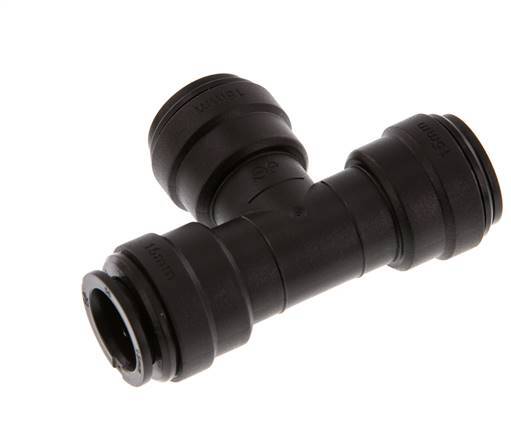 15mm Tee Push-in Fitting POM NBR FDA